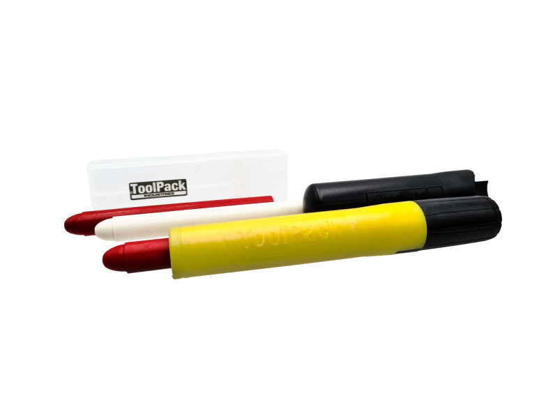 ToolPack Markeringsset 2x rood & 1x witte stiftjes